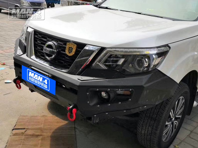 Steel Nissan Frontier Off Road Bumper Black For 2018 Nissan Terra